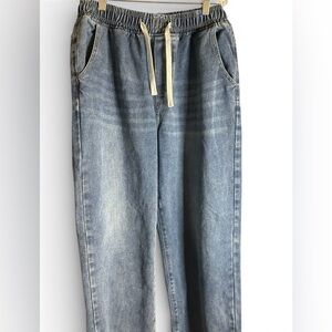 Baggy Jeans with elastic waist size L